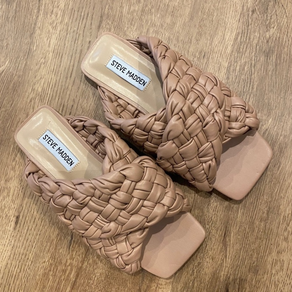 Steven madden braided sandal
